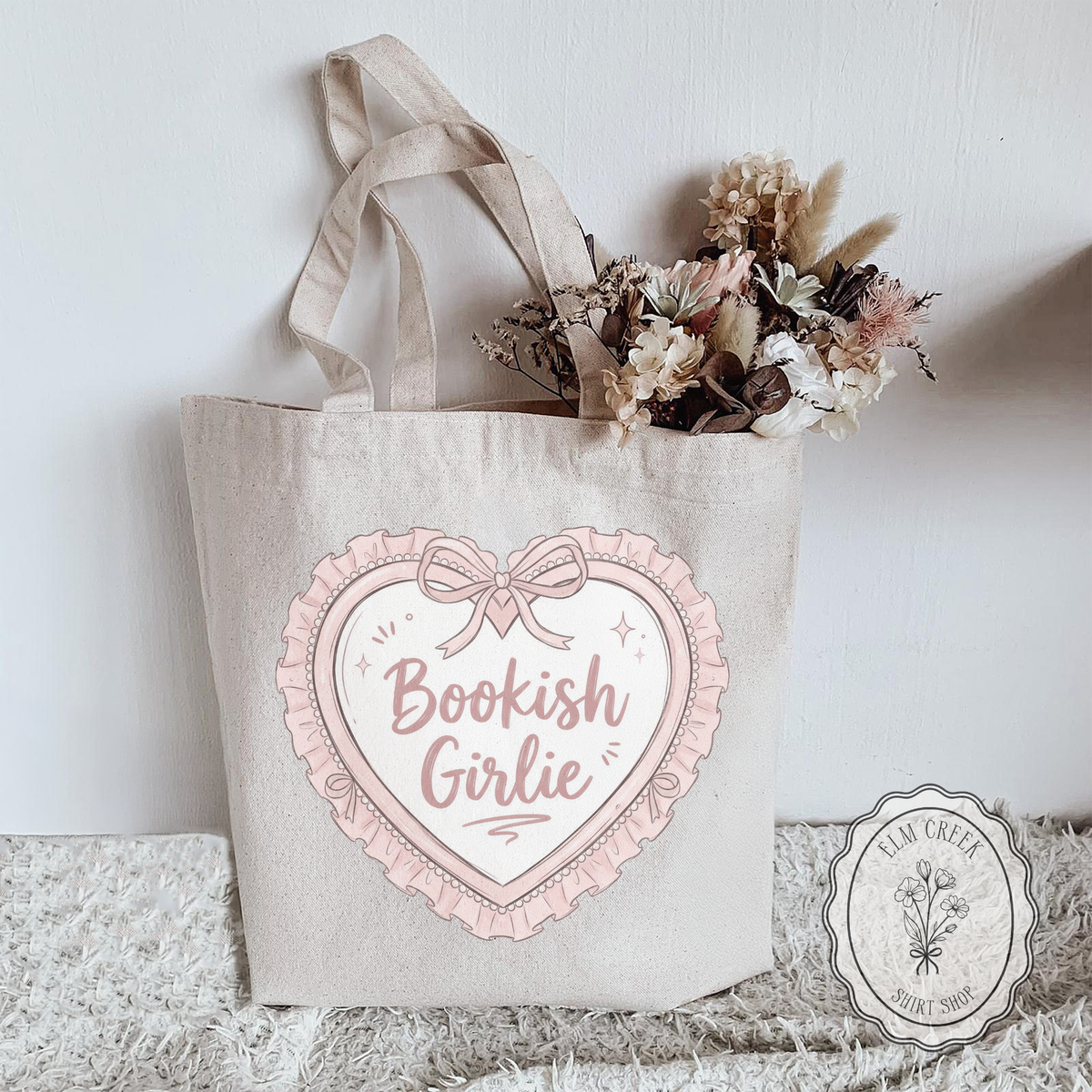Bookish Girlie Tote Bag