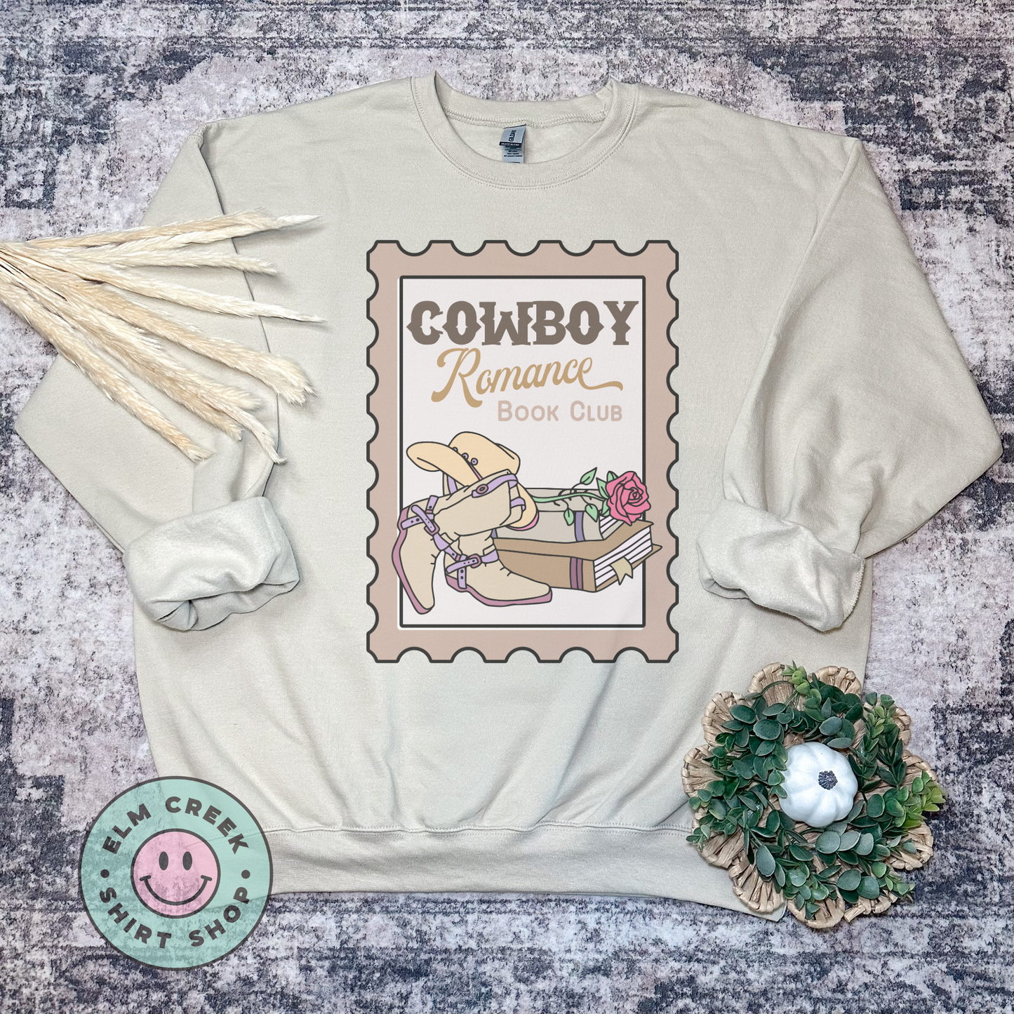 Cowboy Romance Book Club Stamp