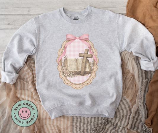 Youth - Cottage Core Bible And Cross