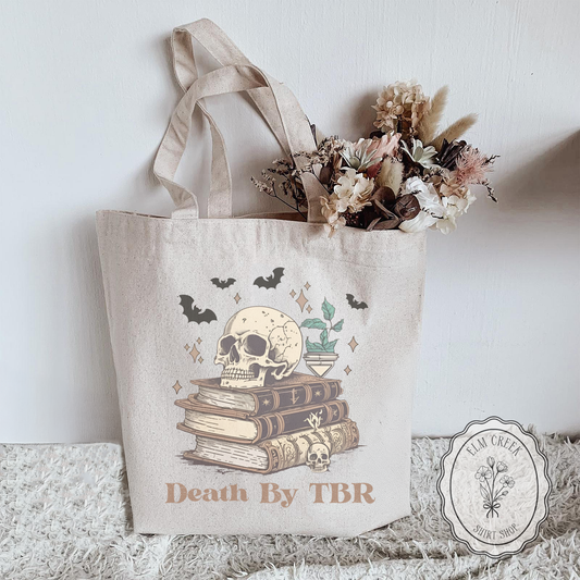 Death By TBR Tote Bag