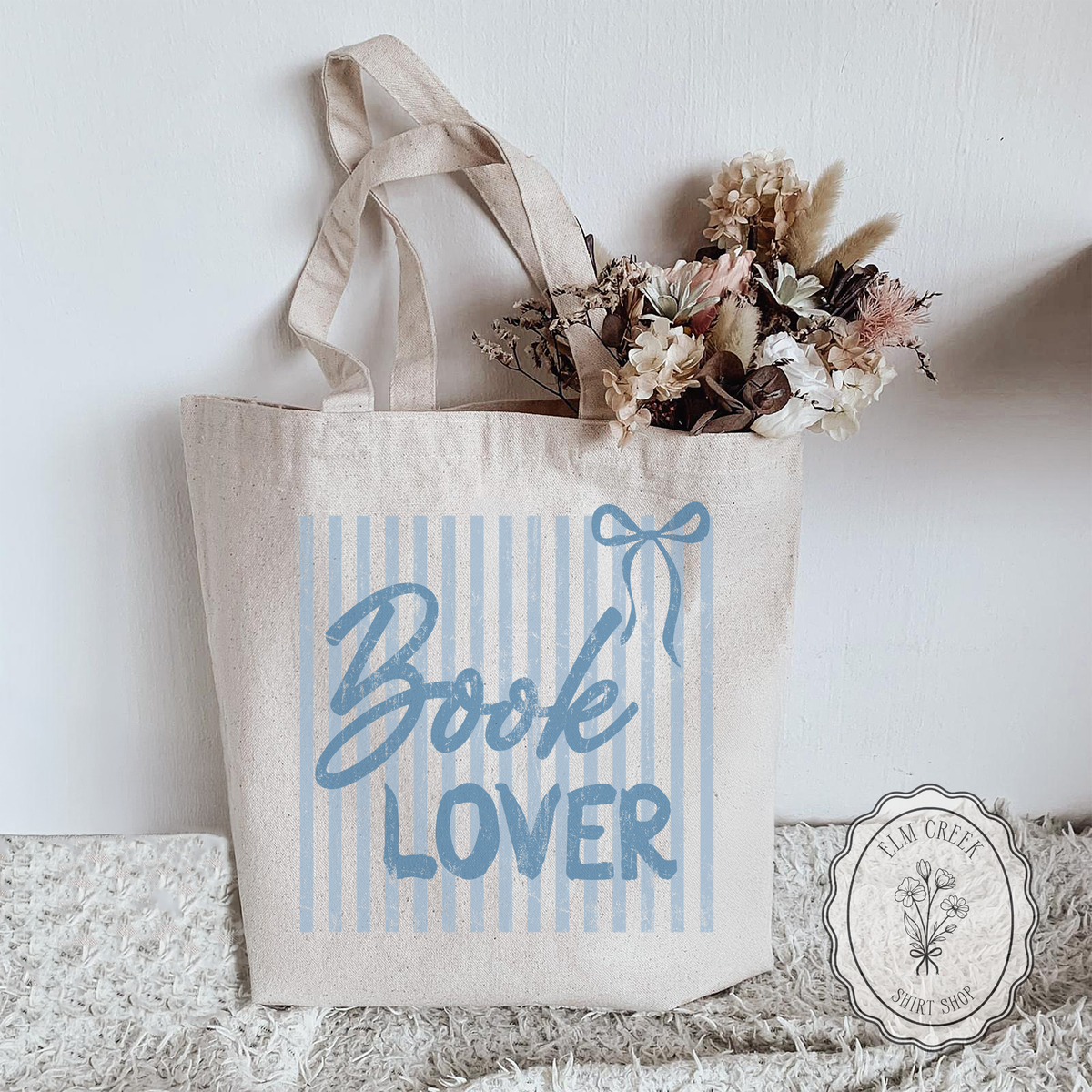 Book Lover Tote Bag