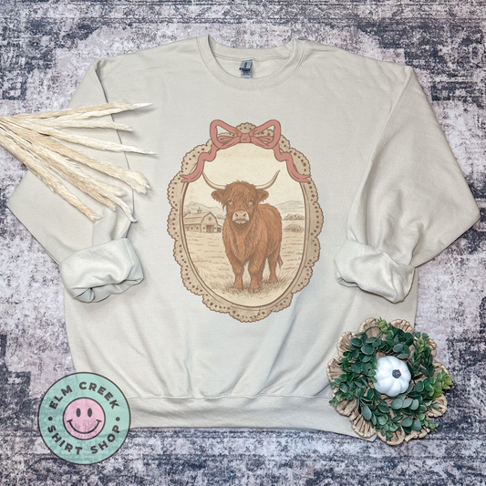 Vintage Highland Cow