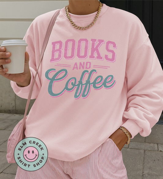 Books And Coffee - Pink