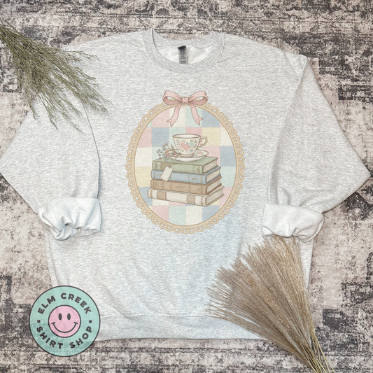 Cottage Core Books And Tea