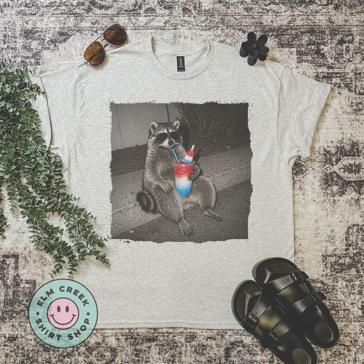 Patriotic Raccoon